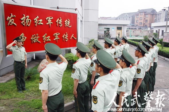 驻各地武警部队以各种方式喜迎党的生日 图 2