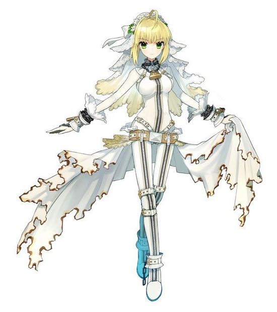 《命运之夜 新章CCC》婚纱拘束衣版Saber亮相