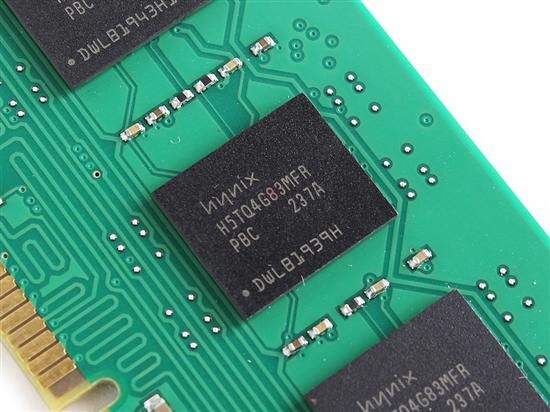 内存颗粒采用带有"hynix"标识的海力士原厂a级颗粒,均为严格检验过的